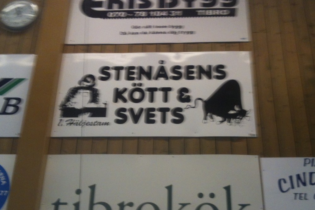 Stenåsens Kött & Svets. Oväntad kombination. Foto: Annelie Ekelöw