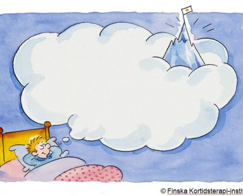 Verksamhetsutveckling: Att beskriva sin dröm. Bild från Finska Korttidsterapi-institutet