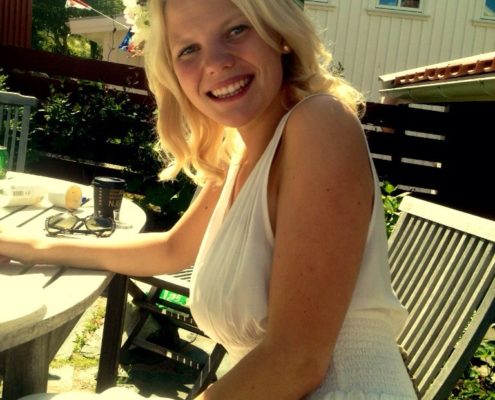 Mikaela Mattsson, sommarlovsentreprenör.